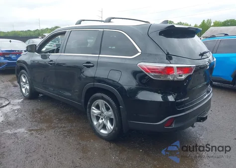 2016 Toyota Highlander Limited Platinum V6 from USA, damaged, VIN 5TDDKRFH4GS237563